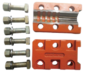 Non-marking polished rod clamp